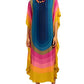 V-Neck Printed Kaftan: Swimsuit Cover Up & Lounge Dress