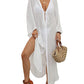 Plus Size Long Kimono Swimsuit Cover Up
