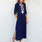 Sexy V-Neck Long Caftan Cover Up: Beach Kaftans