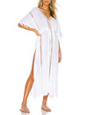 V Neck Swimsuit Cover Up: Sexy Beach Caftan for Women