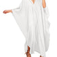 V-Neck Batwing Sleeve Plus Size Beach Caftan