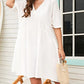 Flowy V-Neck Beach Dress: Women's Swimsuit Cover Up