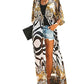 Zebra & Leopard Print Kimono: Women's Beach Cover-Up with Belt