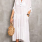 Chic Women's Beachwear Long Kaftan Swimsuit Cover Up
