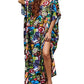 V-Neck Women's Kaftan Swimsuit Beach Cover Up