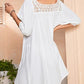 Button-Down Lace Beach Dress: Women's Swimsuit Cover Up