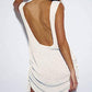 Scoop Neck Sleeveless Crochet Beach Dress