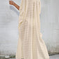 Women's V-Neck Swimsuit Cover Up with Side Split