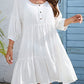 Flowy Hem Beachwear: Women's Casual Swimsuit Cover Up