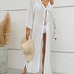 Plus Size Long Kimono Swimsuit Cover Up
