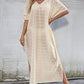 Women's V-Neck Swimsuit Cover Up with Side Split