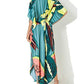 Women's Beach Kaftan Dress: Short Sleeve Swimsuit Cover Up