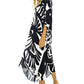 V Neck Chiffon Beach Kaftan Dress: Swimsuit Cover Up