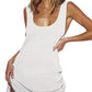 Scoop Neck Sleeveless Crochet Beach Dress