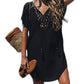 Women's Sexy Lace-Up Swimsuit Cover Up Beach Tunic