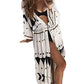 Women's Long Sleeve Beach Kimono Cover Up