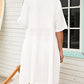 Flowy V-Neck Beach Dress: Women's Swimsuit Cover Up