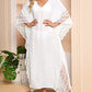 Women's V-Neck Batwing Sleeve Kaftan Beach Cover Up