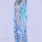 Print Kimono  Women's Long Sleeve Swimsuit Cover Up