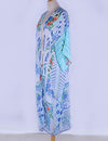 Print Kimono  Women's Long Sleeve Swimsuit Cover Up