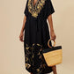 Women's Side Split Plus Size Kaftan Maxi Dress