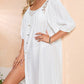 Button-Down Lace Beach Dress: Women's Swimsuit Cover Up