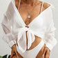 Long Sleeve Button-Down Beach Shirt: Women's Swimsuit Cover Up