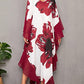 Women's Chiffon Print Caftan Beach Cover-Up, Plus Size