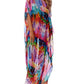 Plus Size Colorful Beach Kaftan Dress Chiffon Swim Cover Up