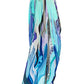 Women's Print Beach Caftan with Side Split, Ideal Coverup