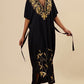 Women's Side Split Plus Size Kaftan Maxi Dress