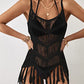 Sleeveless Hollow Out Crochet Bikini Cover Up