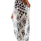 Plus Size Chiffon Beach Kaftan Long Swimsuit Cover Up