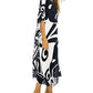 V Neck Chiffon Beach Kaftan Dress: Swimsuit Cover Up