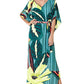 Women's Beach Kaftan Dress: Short Sleeve Swimsuit Cover Up