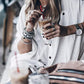 Long Sleeve Button-Up Bikini Cover Up for Women with Pockets