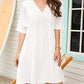 Flowy V-Neck Beach Dress: Women's Swimsuit Cover Up