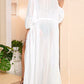 Long Sleeve Tie-Front Kimono: Women's Swimsuit Cover Up
