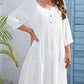 Flowy Hem Beachwear: Women's Casual Swimsuit Cover Up