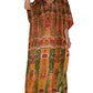 Women's V-Neck Print Kaftan: Beach Swimsuit Cover-Up"