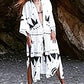 Women's Long Sleeve Beach Kimono Cover Up