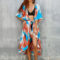 Print Kimono Cardigan: Women's Loose Beach Cover Up