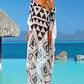Plus Size Chiffon Beach Kaftan Long Swimsuit Cover Up