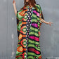 Women's V-Neck Caftan: Loose Beach Cover-Up Dress