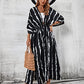 Plus Size Tie-Dye Kimono Cover Up: Women's Swimsuit