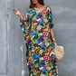 V-Neck Women's Kaftan Swimsuit Beach Cover Up