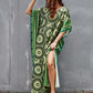 Women's V-Neck Beach Kaftan: Versatile Swimsuit Cover-Up