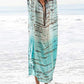 V Neck Chiffon Plus Size Beach Kaftan Dress: Swimwear Cover Up