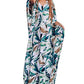 Plus Size Women's Beach Kaftan Dress Half Sleeve Swim Cover Up