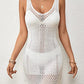 Sleeveless Crochet Swim Cover Up for Women